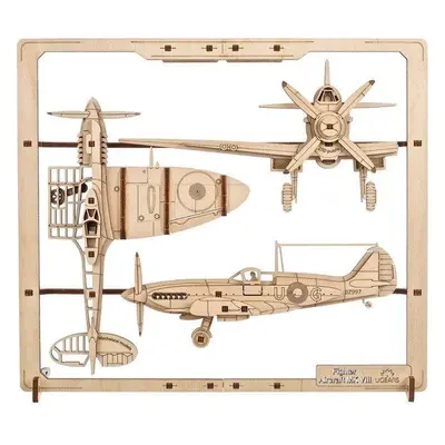 UGEARS 3D Fighter Aircraft 2,5D 47 dílků