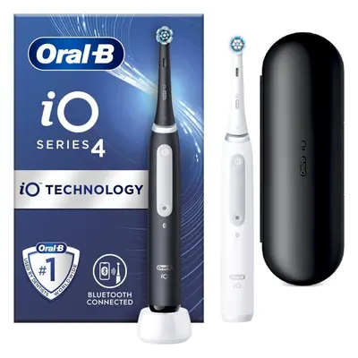 Elektrický zubní kartáček Oral-B iO 4 DUO černý a bílý