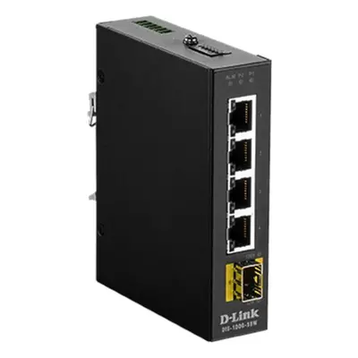 D-Link DIS-100G-5SW Industrial Gigabit Unmanaged Switch with SFP slot