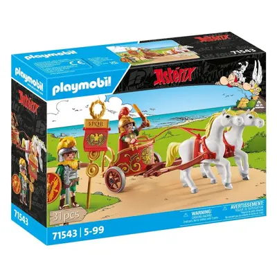 Set figurek a příslušenství Playmobil 71543 Asterix: Římský válečný vůz