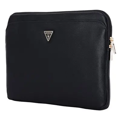 Guess PU Grained Triangle Logo Obal pro Notebook 14" Black GUCS14ZPGTSPSK