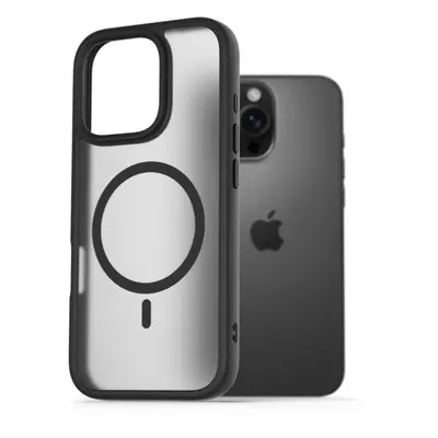 Kryt na mobil AlzaGuard Matte Case Compatible with Magsafe pro iPhone 16 Pro černý