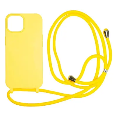 Kryt na mobil Mobile Origin Lanyard Case Yellow iPhone 15