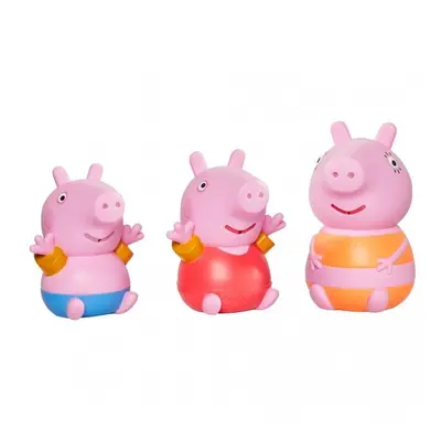 Hračka do vody TOOMIES - Prasátko Peppa Pig, maminka a Tom - stříkající hračky do vody