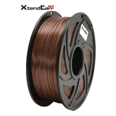 XtendLAN PLA filament 1,75mm lesklý měděné barvy 1kg