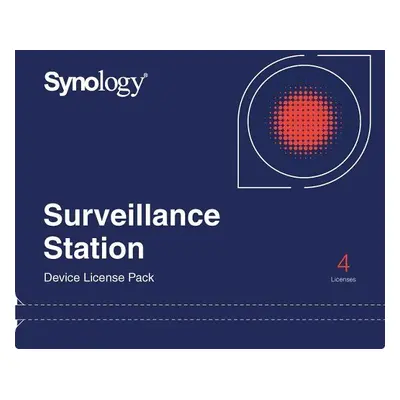 Licence Synology NAS 4 licence pro další IP kamery do Surveillance Station