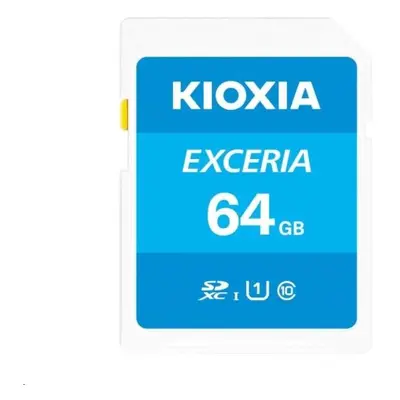 Kioxia Paměťová karta Exceria (N203), 64GB, SDXC, LNEX1L064GG4, UHS-I U1 (Class 10)