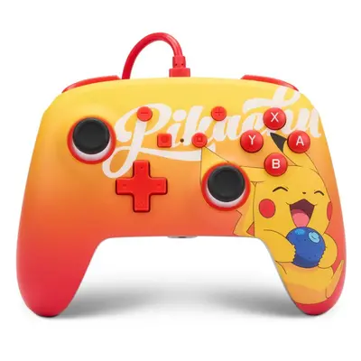 Gamepad PowerA Enhanced Wired Controller for Nintendo Switch - Oran Berry Pikachu