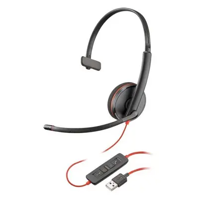 Sluchátka HP Blackwire 3210 Mono USB-A Headset Bulk