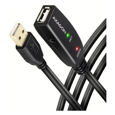 Datový kabel AXAGON ADR-205 USB 2.0 active extension / repeater cable USB A -> USB A, 5m