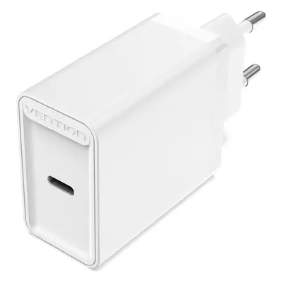 Nabíječka do sítě Vention 1-port USB-C Wall Charger (30W) White