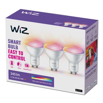 LED žárovka Wi-Fi BLE 50W GU10 922-65 RGB 3CT/6