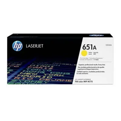 Toner HP CE342A č. 651A žlutý originální