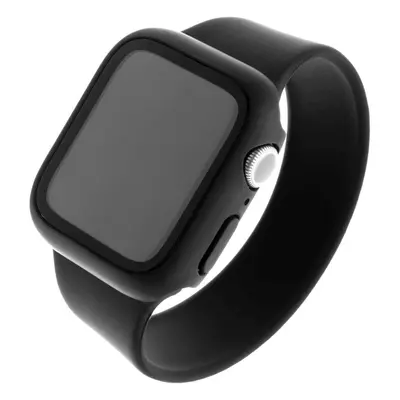 Ochranný kryt na hodinky FIXED Pure+ s temperovaným sklem pro Apple Watch 44mm černé