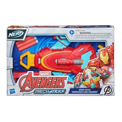 Hasbro Nerf Avengers Mech Strike Iron Man Strikeshot galaktická rukavice