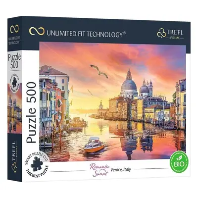 Puzzle Trefl Puzzle UFT Romantic Sunset: Benátky, Itálie 500 dílků