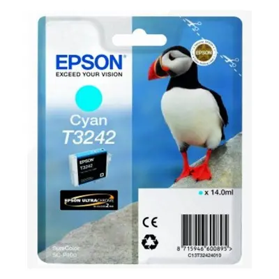 Cartridge Epson T3242 azurová