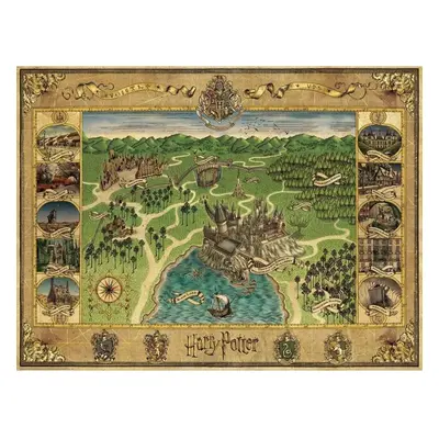 Puzzle Ravensburger 165995 Mapa Bradavic 1500 dílků