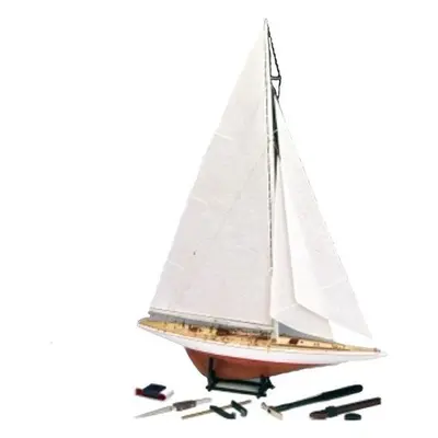 Plastikový model AMATI Rainbow plachetnice 1934 1:80 kit s hotovým trupem