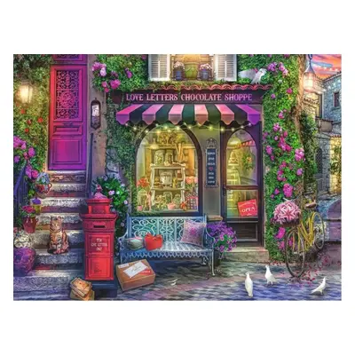 RAVENSBURGER Puzzle Milostné dopisy a čokoláda 1500 dílků