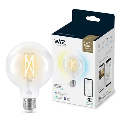 WiZ Tunable white 8718699786694 inteligentní LED filamentová žárovka E27 | 1x6,7W | 806lm | 2700