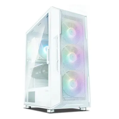 ZALMAN case I3 NEO, Mid Tower, ATX, 2xUSB 3.0, 1xUSB 2.0, 4x 120mm RGB Fan, bílá