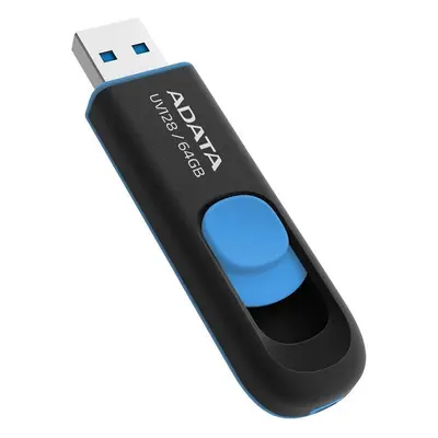 ADATA UV128/64GB/40MBps/USB 3.0/USB-A/Modrá