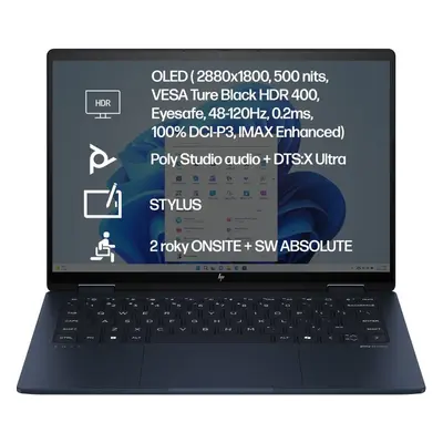 Notebook HP ENVY x360 14-fc0433nc Blue Celokovový