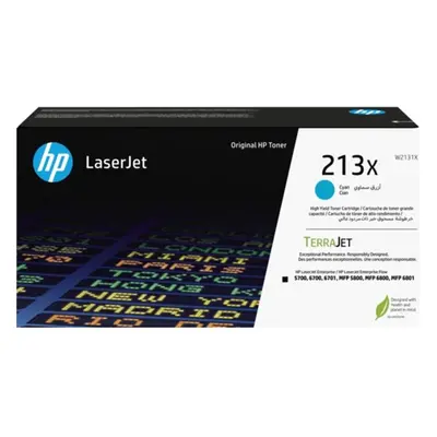 HP W2131X, cyan toner. kazeta HP LaserJet 213X