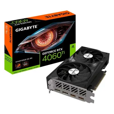 Grafická karta GIGABYTE GeForce RTX 4060 Ti WINDFORCE OC 8G