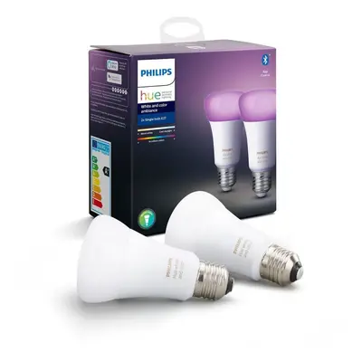 LED žárovka Philips Hue White and Color ambiance 6,5W E27 set 2ks