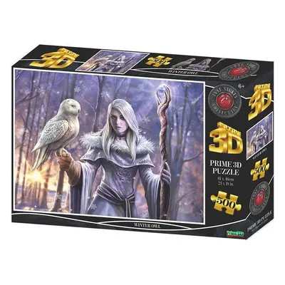 PRIME 3D Puzzle Zimní sova 3D 500 dílků