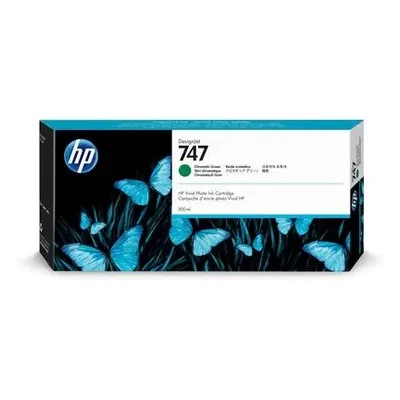 HP originální ink P2V84A, HP 747, chromatic green, 300ml, HP HP DesignJet Z9