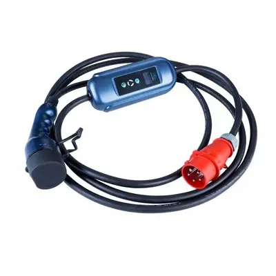 Nabíjecí kabel pro elektromobily Akyga nabíjecí kabel CEE 5-pin / Typ 2, LCD displej, 11kW, 16A