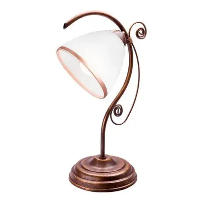 Stolní lampa Stolní lampa RETRO II 1xE27/60W/230V bronz patina