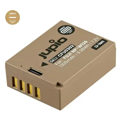 Jupio NP-W126S *ULTRA C* 1300mAh s USB-C vstupem pro nabíjení CFU0302