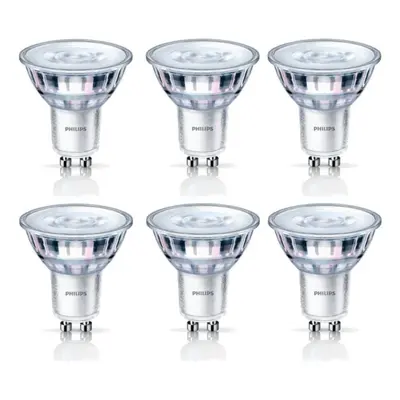 Philips 8718696586013 LED sada filamentových žárovek 6x4,6W-50W | GU10 | 355lm | 2700K - set 6ks