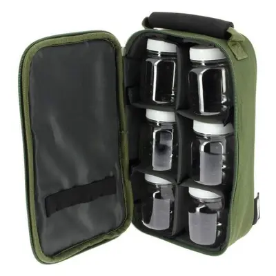 NGT Pouzdro Glug Bag Green + 6 Glug Pots