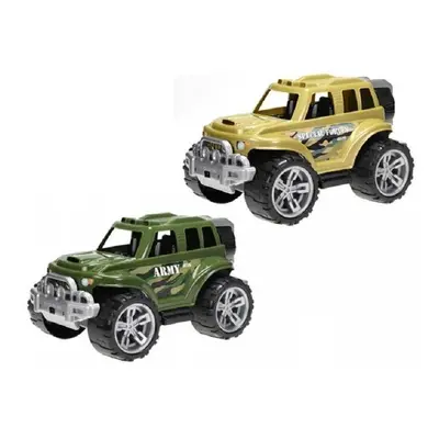 Auto Mikrotrading Auto SUV 35 cm světle zelená / khaki