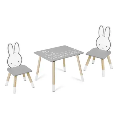 Ricokids Dětský stolek se dvěma židlemi RC-847 Bunny