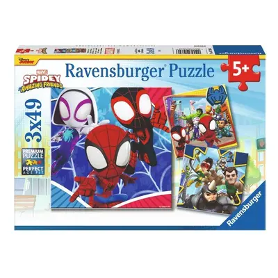 Puzzle Spidey 3x49 dílků