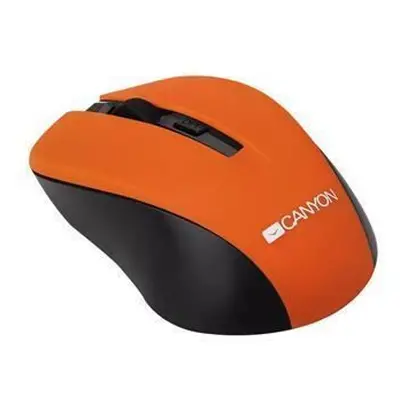 CANYON myš optická bezdrátová CMSW1, nastavitelné rozlišení 800/1000/1200 dpi, 4 tl, USB nano re