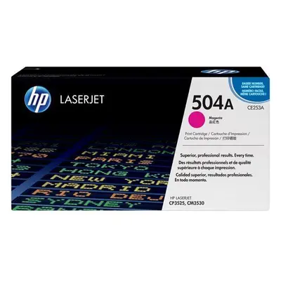 Toner HP CE253A č. 504A purpurový originální