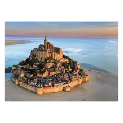 Puzzle Educa Puzzle Mont Saint Michel ze vzduchu 1000 dílků