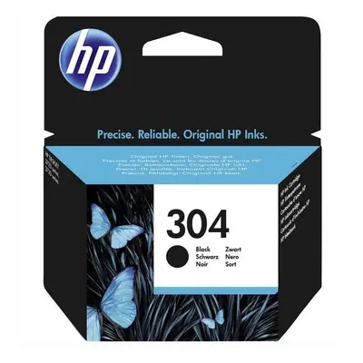 HP originální ink N9K06AE#301, HP 304, black, blistr, 120str., HP DeskJet 2620,2630,2632,2633,37