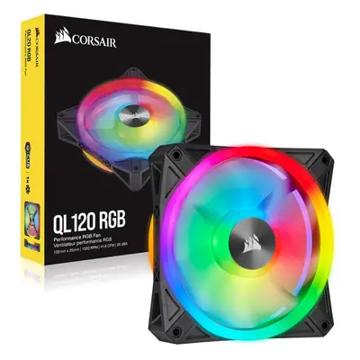 Ventilátor do PC Corsair iCUE QL120 RGB 120mm PWM Single