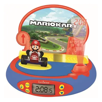 Dětský projektor Lexibook Mario Kart 3D Projekční hodiny s postavičkami a zvuky z videohry