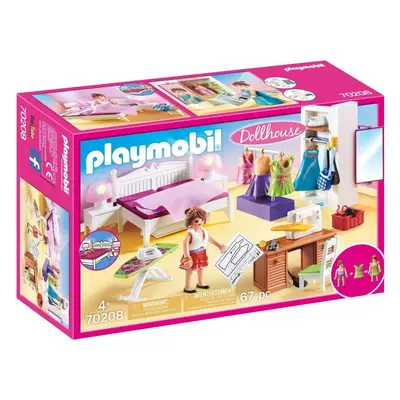 Stavebnice Playmobil Ložnice s šicím strojem