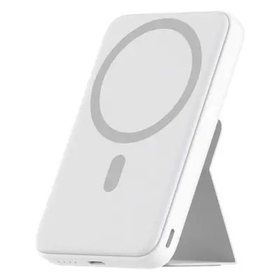 Powerbanka Eloop EW56 7000mAh with Magnetic Wireless Charging White