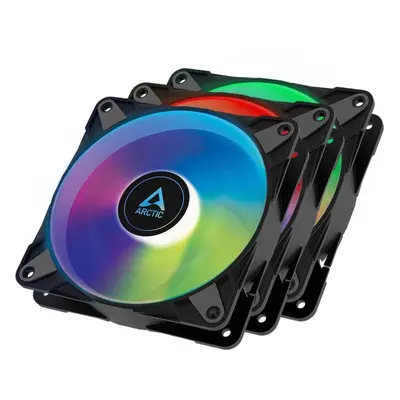 Ventilátor do PC ARCTIC P12 PWM PST A-RGB 0dB Value pack (3ks) Black